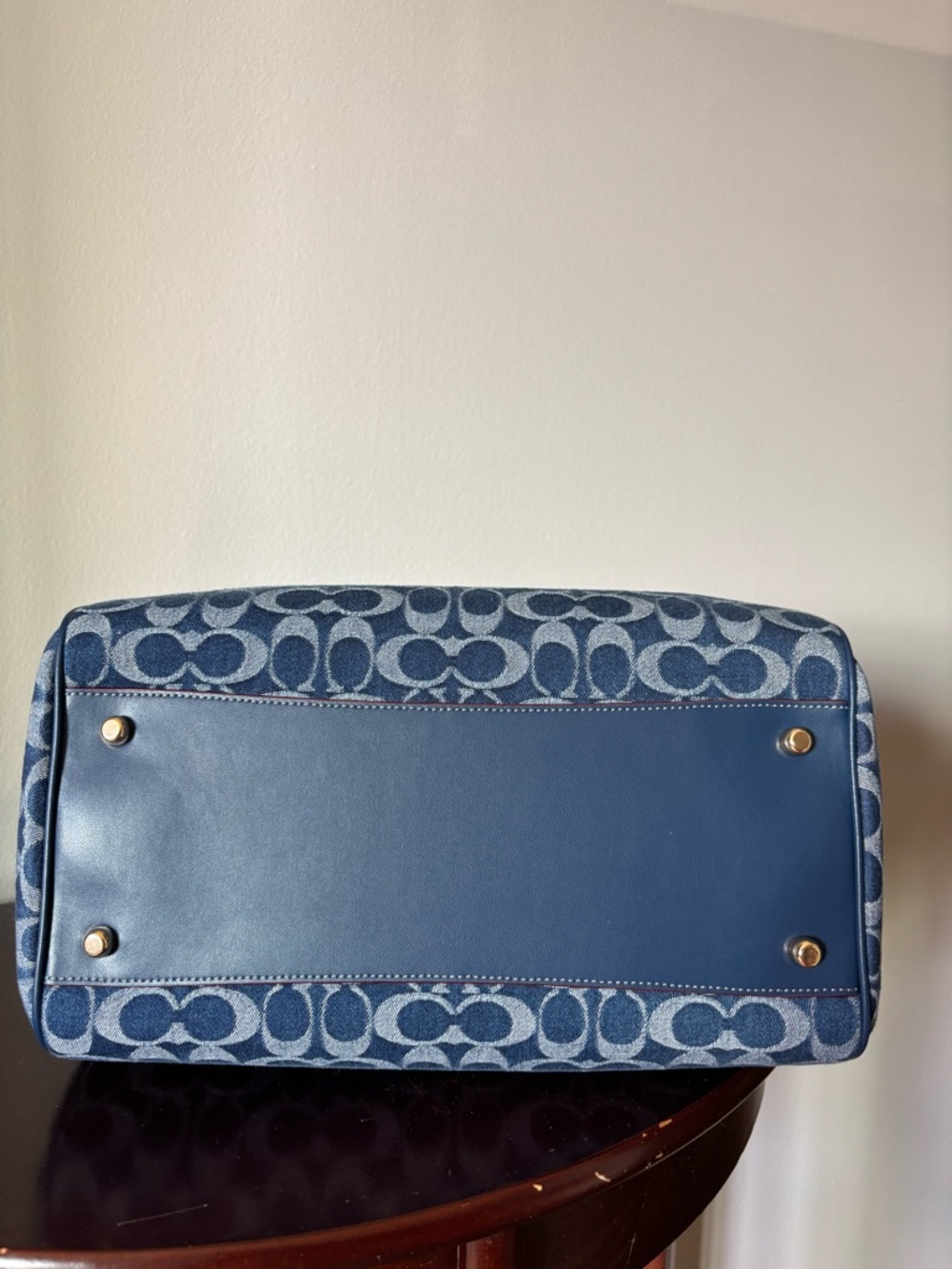 Coach Denim Large Rowan - Picture 4 of 7